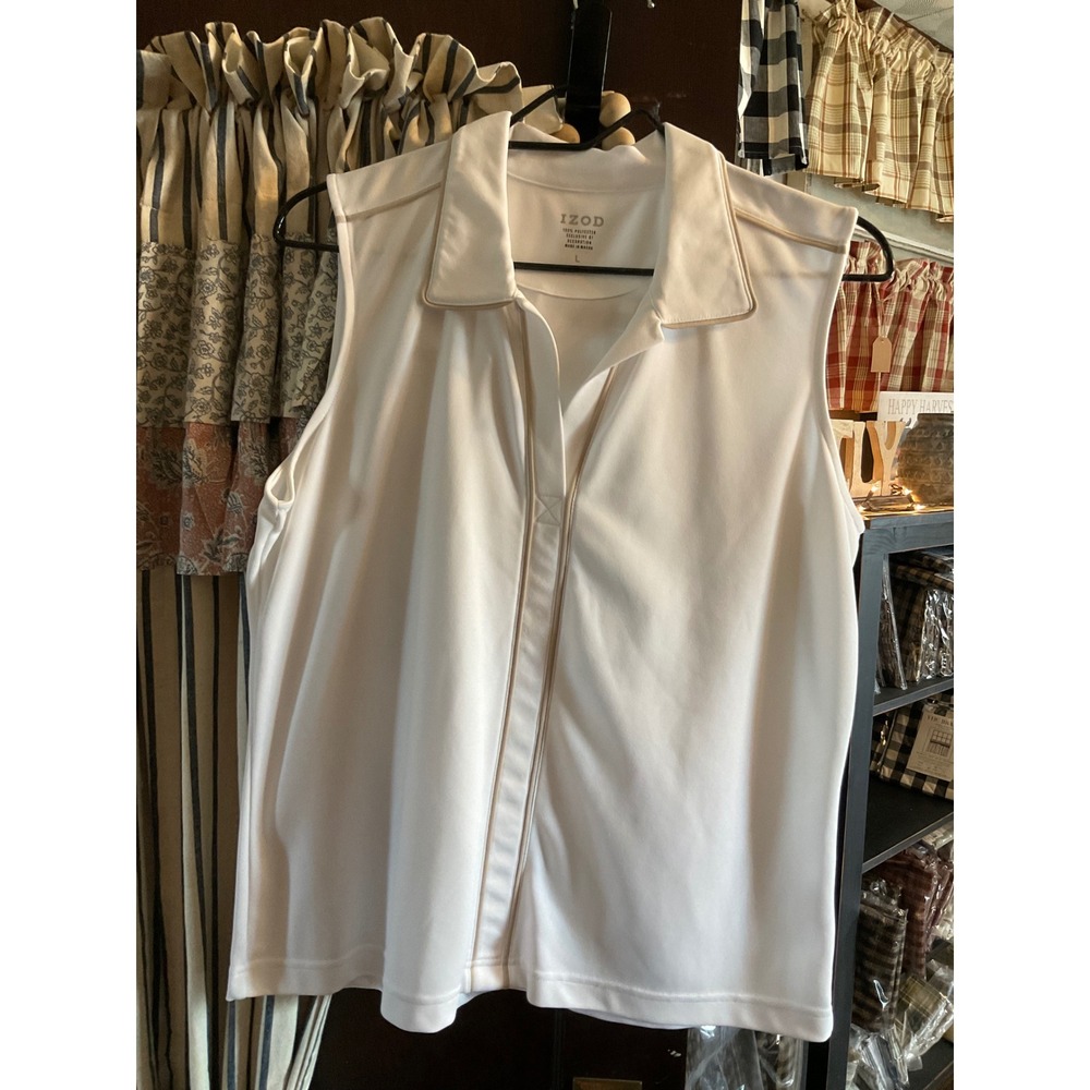 Women's white size Large Tank Top by IZOD‎